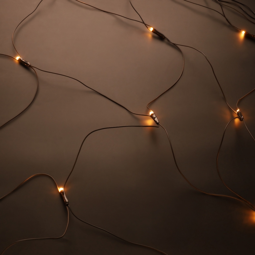 Brilagi - Rideau lumineux LED d'extérieur 160 LED 7x2m IP44 blanc chaud