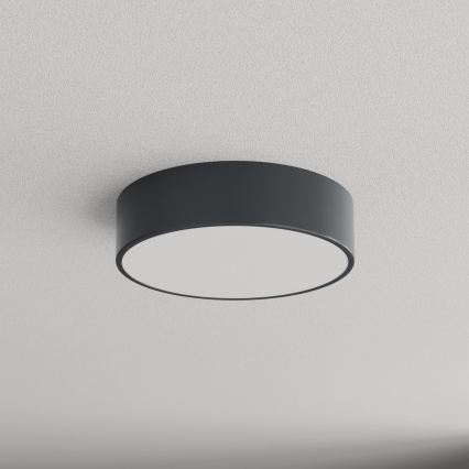 Brilagi - Plafonnier de salle de bains CLARE 2xE27/24W/230V Ø 30 cm anthracite IP54