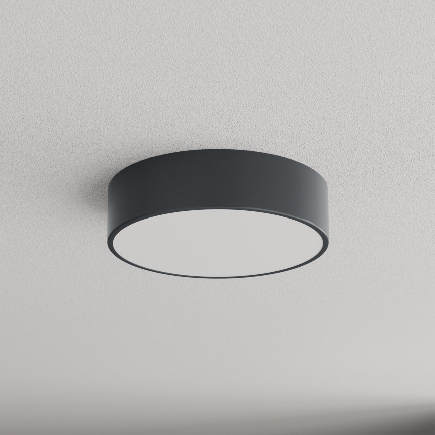 Brilagi - Plafonnier de salle de bains CLARE 2xE27/24W/230V Ø 30 cm anthracite IP54