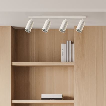 Brilagi - Spot encastrable LED RGBW dimmable SELE DIAMANT 4x GU10/6W/230V 3000K blanc + télécommande