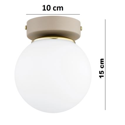 Brilagi - Spot 1xE27/60W/230V beige/doré