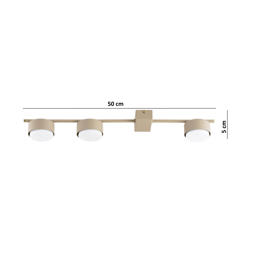 Brilagi - Spot 3xGX53/12W/230V beige