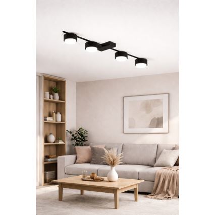 Brilagi - Spot 4xGX53/12W/230V noir