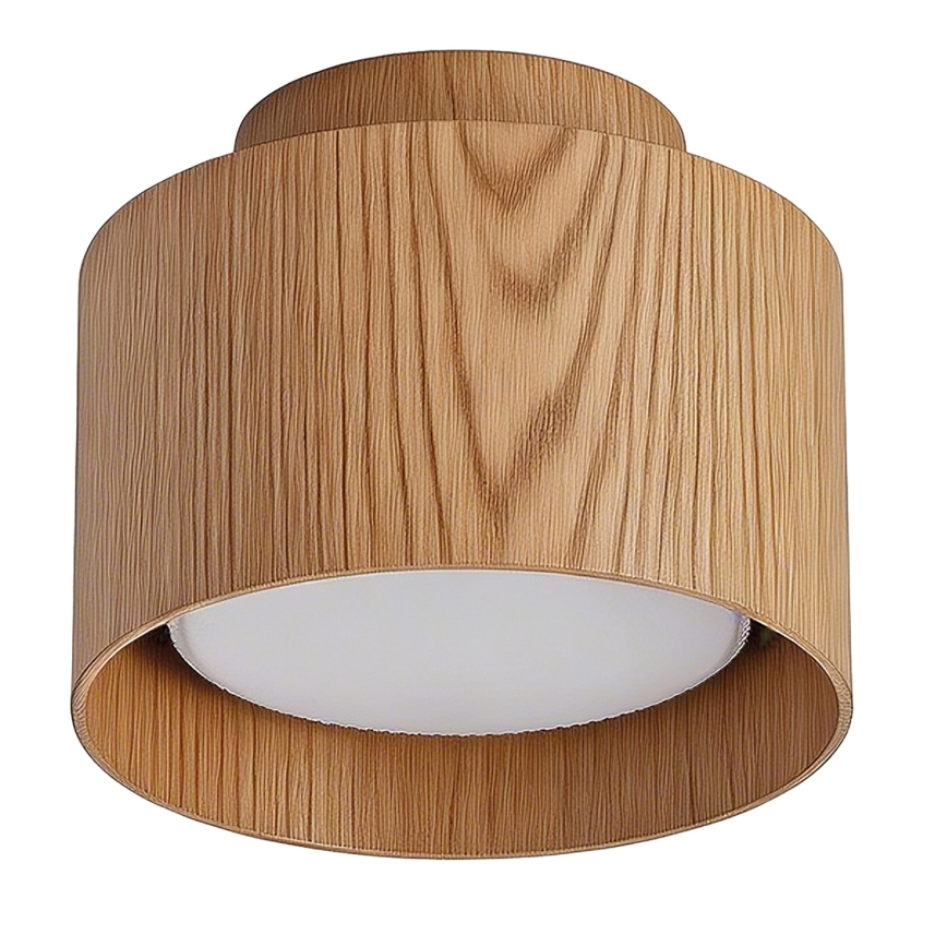 Brilagi - Spot BACKLIT 1xGX53/15W/230V Ø 10 cm décor chêne