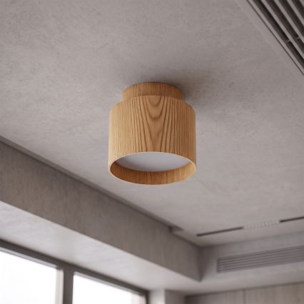 Brilagi - Spot BACKLIT 1xGX53/15W/230V, Ø 8 cm, décor chêne
