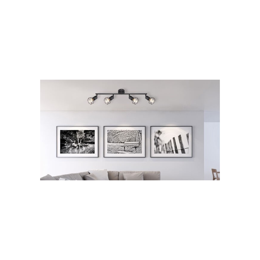 Brilagi - Spot CAGE 4xE14/40W/230V