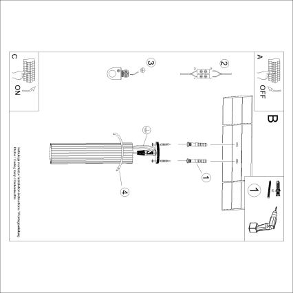 Brilagi - Spot CRESTO 1xGU10/10W/230V 30 cm vert
