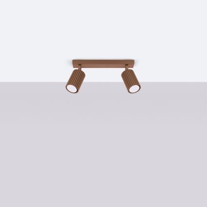 Brilagi - Spot CRESTO 2xGU10/10W/230V marron