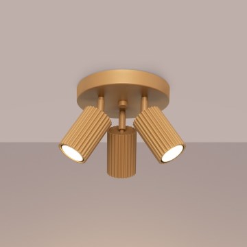 Brilagi - Spot CRESTO 3xGU10/10W/230V doré