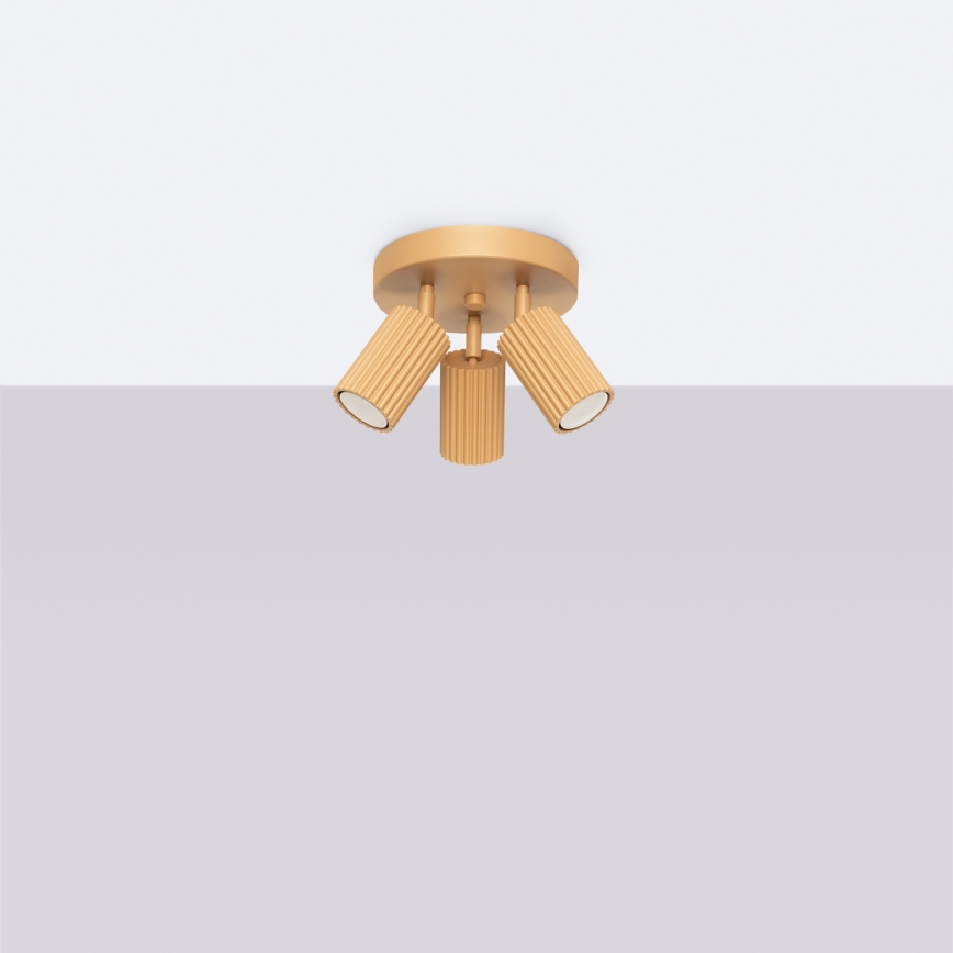 Brilagi - Spot CRESTO 3xGU10/10W/230V doré