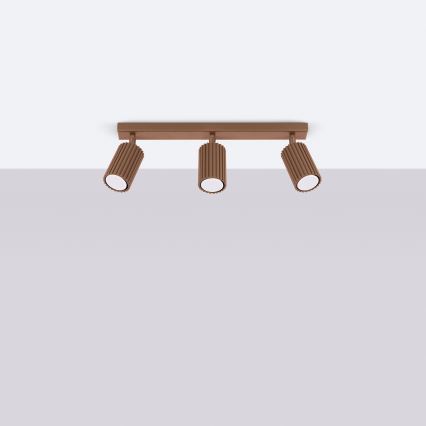 Brilagi - Spot CRESTO 3xGU10/10W/230V marron