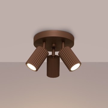 Brilagi - Spot CRESTO 3xGU10/10W/230V marron