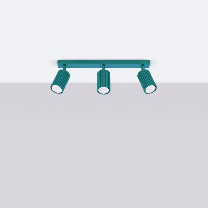 Brilagi - Spot CRESTO 3xGU10/10W/230V turquoise