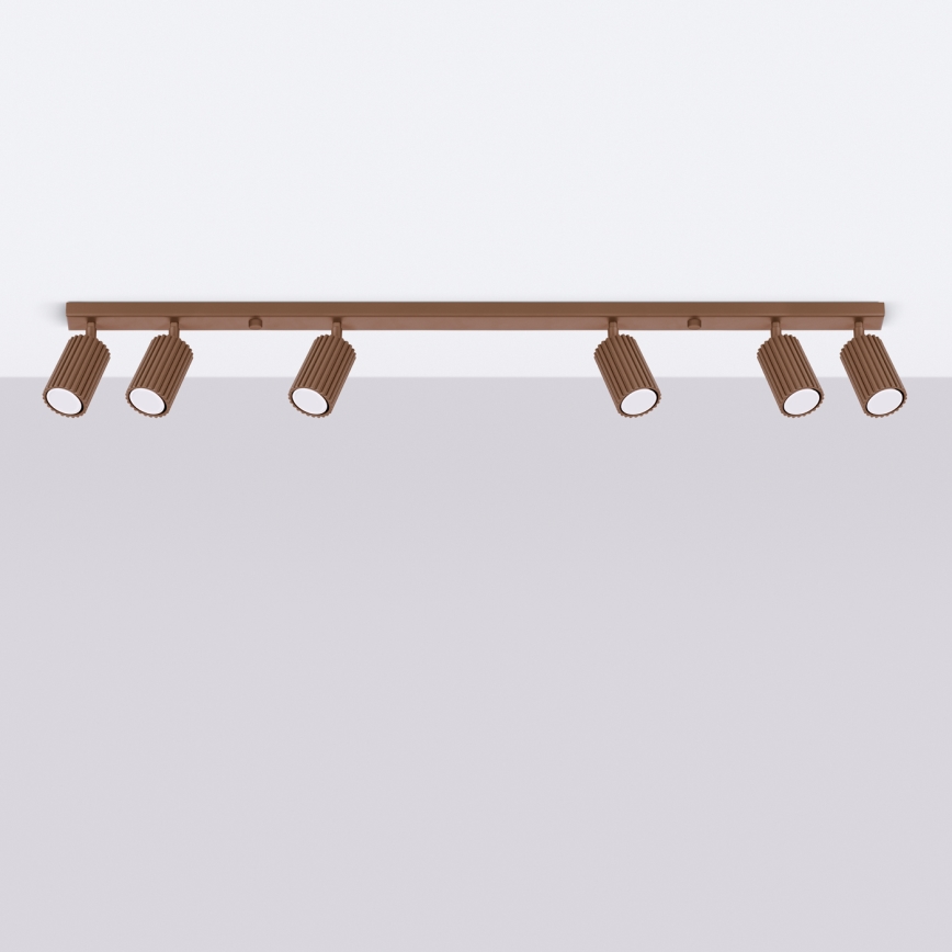 Brilagi - Spot CRESTO 6xGU10/10W/230V marron