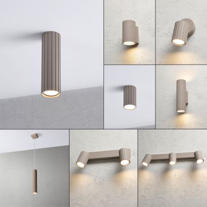 Brilagi - Spot CRISPINA 1xGU10/10W/230V 20 cm beige