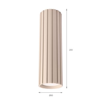 Brilagi - Spot CRISPINA 1xGU10/10W/230V 20 cm beige