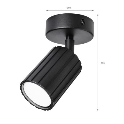 Brilagi - Spot CRISPINA 1xGU10/10W/230V noir