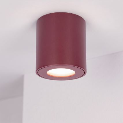 BRILAGI - Spot de salle de bains MIA 1xGU10/30W/230V 84x80 mm bordeaux IP54