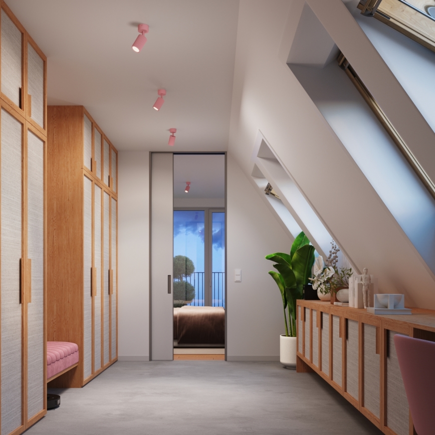 Brilagi - Spot d'éclairage CRESTO 1xGU10/10W/230V rose