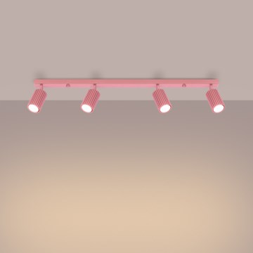 Brilagi - Spot d'éclairage CRESTO 4xGU10/10W/230V rose