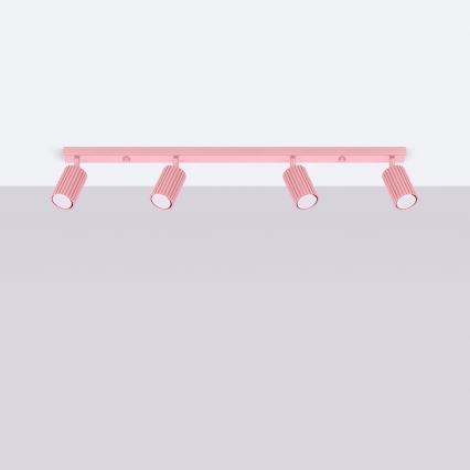 Brilagi - Spot d'éclairage CRESTO 4xGU10/10W/230V rose