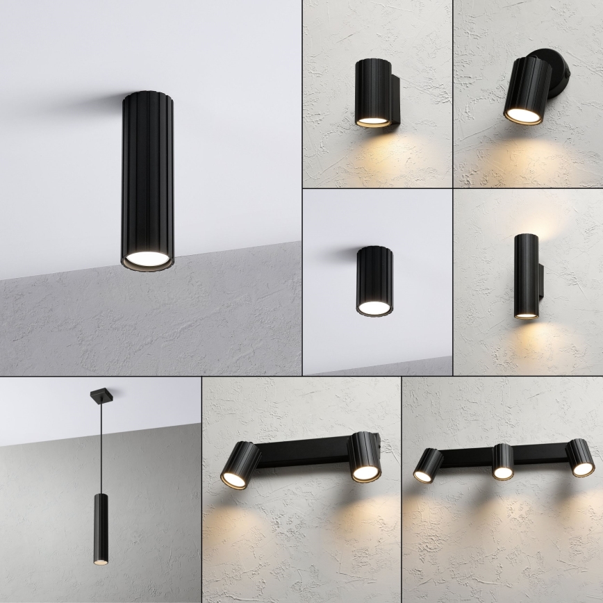 Brilagi - Spot d'éclairage CRISPINA 1xGU10/10W/230V 20 cm noir