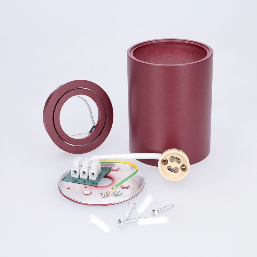 Brilagi - Spot d'éclairage MIA 1xGU10/30W/230V 100x80 mm bordeaux