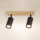 Brilagi - Spot d'éclairage SELE 2xGU10/30W/230V noir/décor chêne