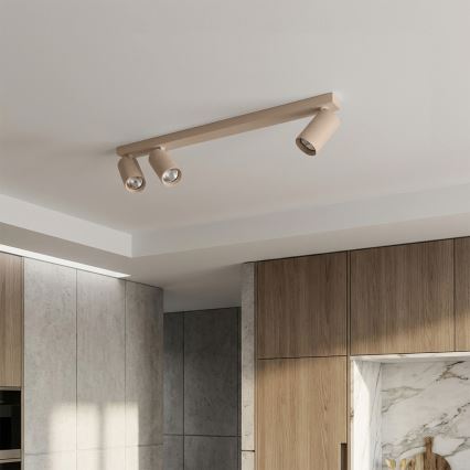 Brilagi - Spot d'éclairage SELE LONG 3xGU10/30W/230V beige