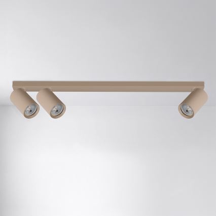 Brilagi - Spot d'éclairage SELE LONG 3xGU10/30W/230V beige
