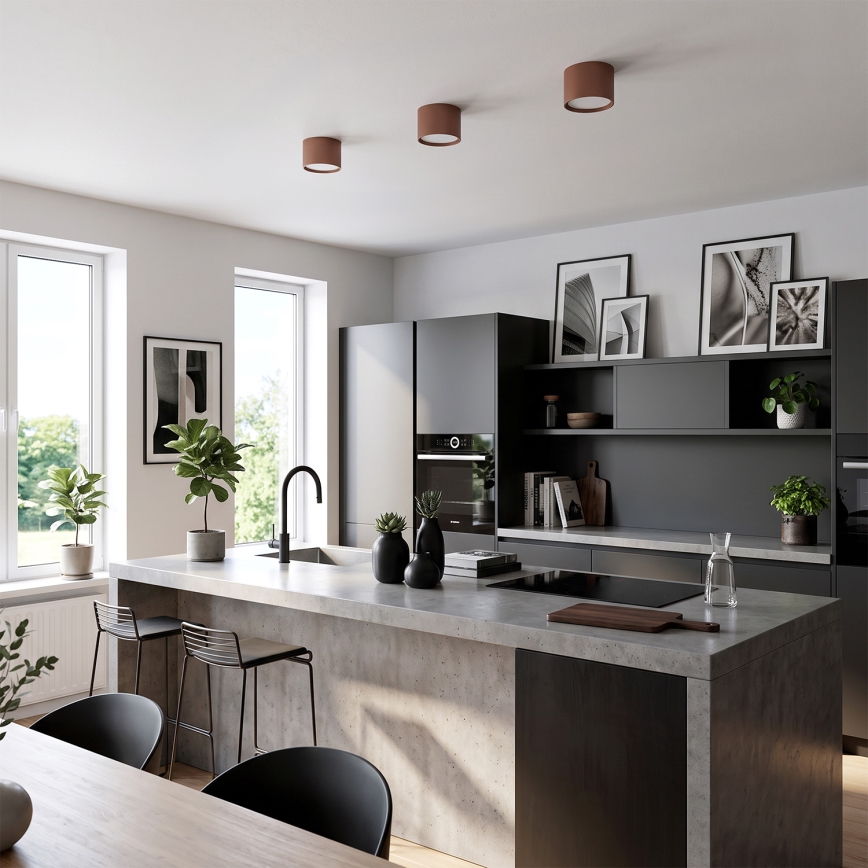 BRILAGI - Spot d'éclairage SMOOTH 1xGX53/15W/230V 60x82 mm marron