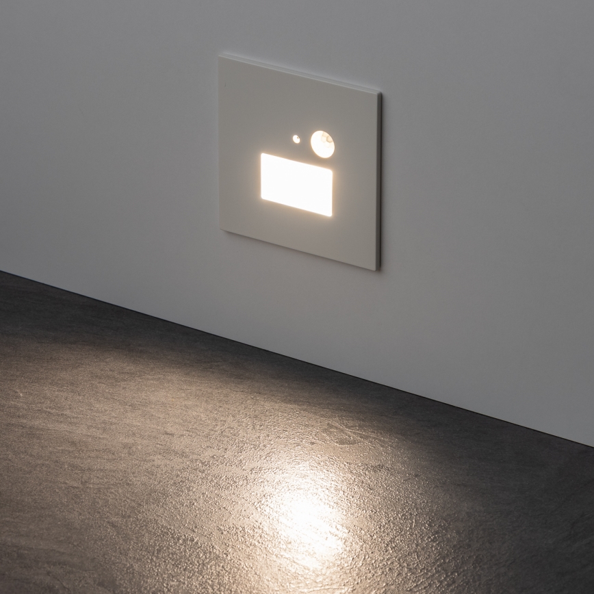 Brilagi - Spot d'escalier avec détecteur de mouvement JACK LED/1,5W/230V 3000K/4000K/6500K blanc