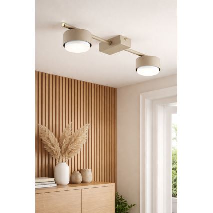 Brilagi - LED RGB+CCT Spot dimmable MONO 2xGX53/14W/230V 2700-6500K Wi-Fi Tuya beige