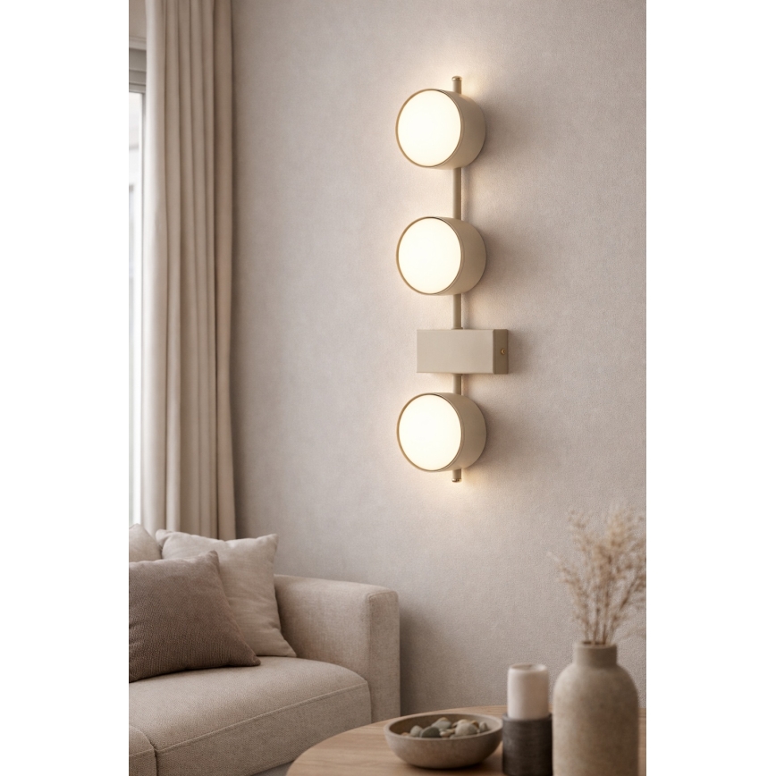 Brilagi - Spot LED RGB+CCT dimmable MONO 3xGX53/14W/230V 2700-6500K Wi-Fi Tuya beige