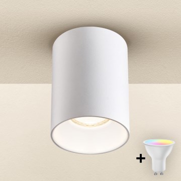 Brilagi - Spot encastrable LED RGBW dimmable TRINE 1xGU10/4,8W/230V 3000K blanc + télécommande