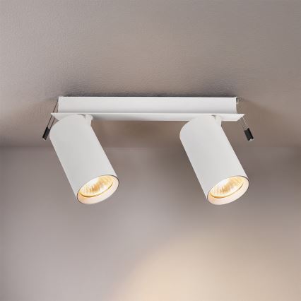 Brilagi - Spot encastrable SELE 2xGU10/30W/230V blanc