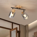 BRILAGI - Spot HYGGE 2xE14/15W/230V bois/fumé