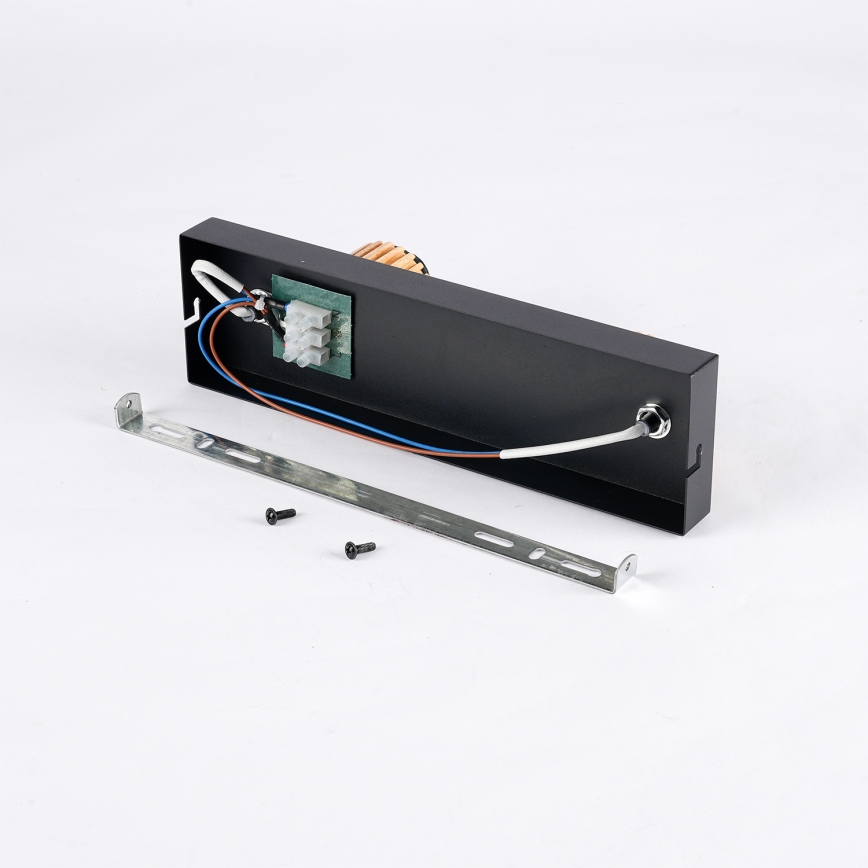 Brilagi - Spot HYGGE 2xE14/15W/230V noir/verre fumé