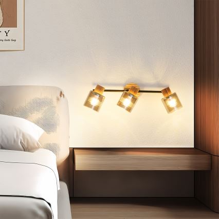 Brilagi - Spot HYGGE 3xE14/15W/230V bois/fumé