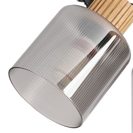 Brilagi - Spot HYGGE 3xE14/15W/230V bois/fumé