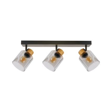 Brilagi - Spot HYGGE 3xE14/15W/230V noir/fumé