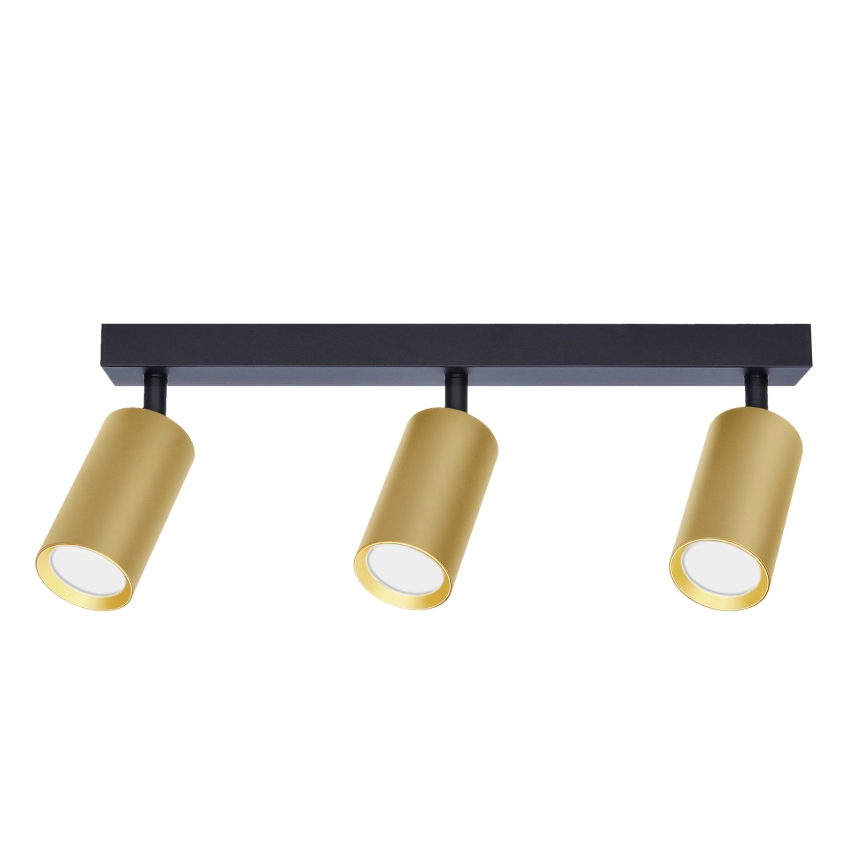 Brilagi - Spot LED RGBW dimmable SELE GOLDEN 3xGU10/6,5W/230V 2700-6500K noir/doré