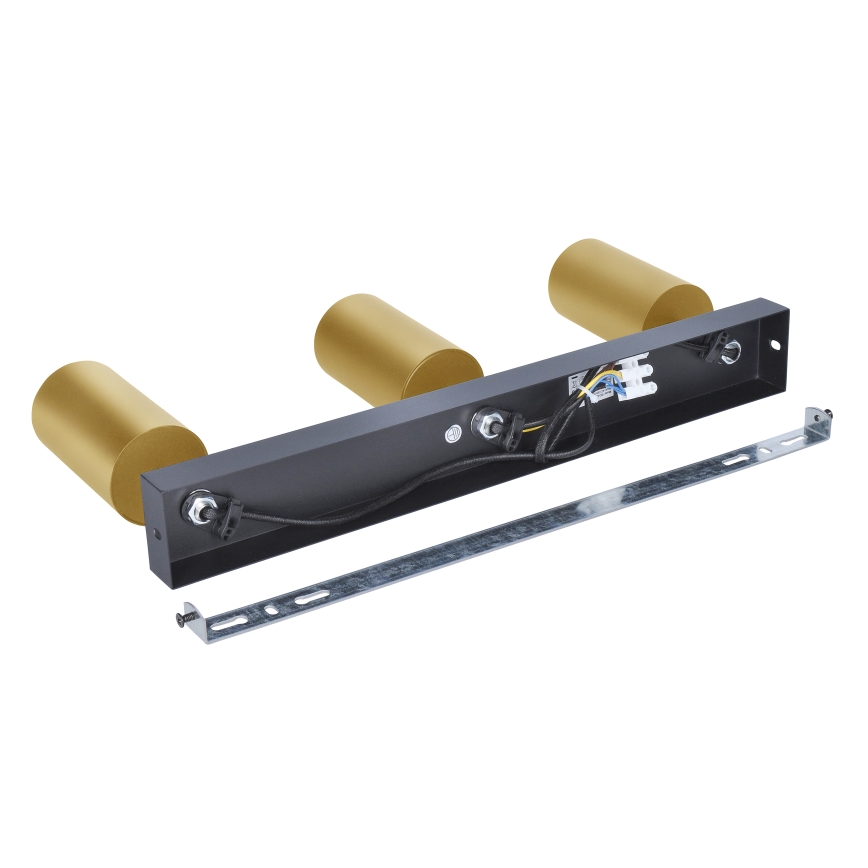 Brilagi - Spot LED RGBW dimmable SELE GOLDEN 3xGU10/6,5W/230V 2700-6500K noir/doré