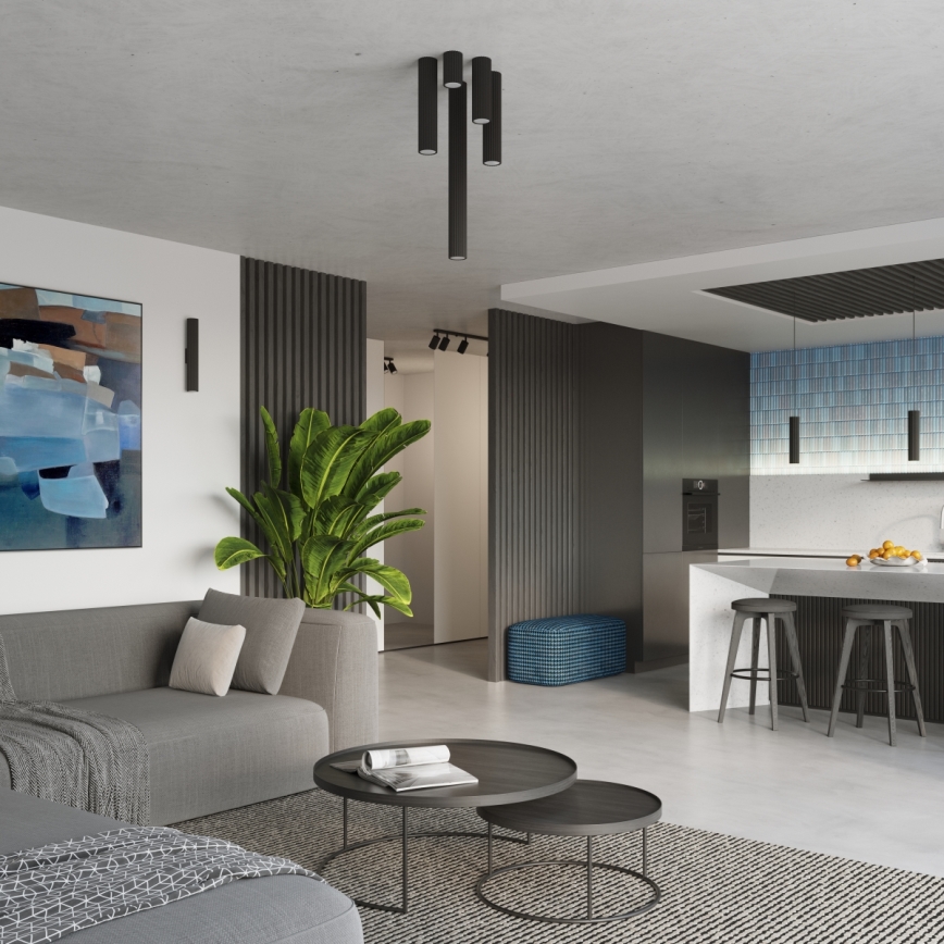 Brilagi - Spot LED CRESTO 1x GU10/10W/230V 30 cm noir