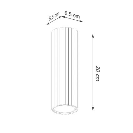 Brilagi - Spot LED CRESTO 1xGU10/10W/230V 20 cm blanc