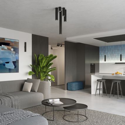 Brilagi - Spot LED CRESTO 1xGU10/10W/230V 20 cm noir