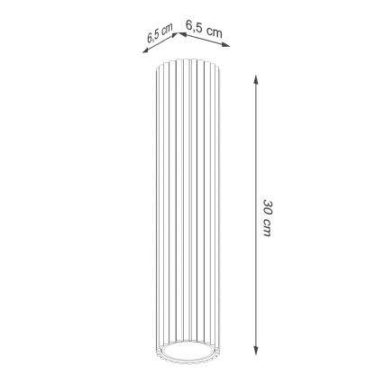 Brilagi - Spot LED CRESTO 1xGU10/10W/230V 30 cm crème