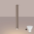 BRILAGI - Spot LED CRESTO 1xGU10/10W/230V 60 cm taupe