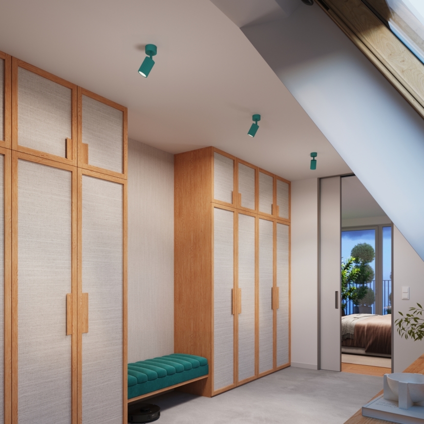 Brilagi - Spot LED CRESTO 1xGU10/10W/230V turquoise