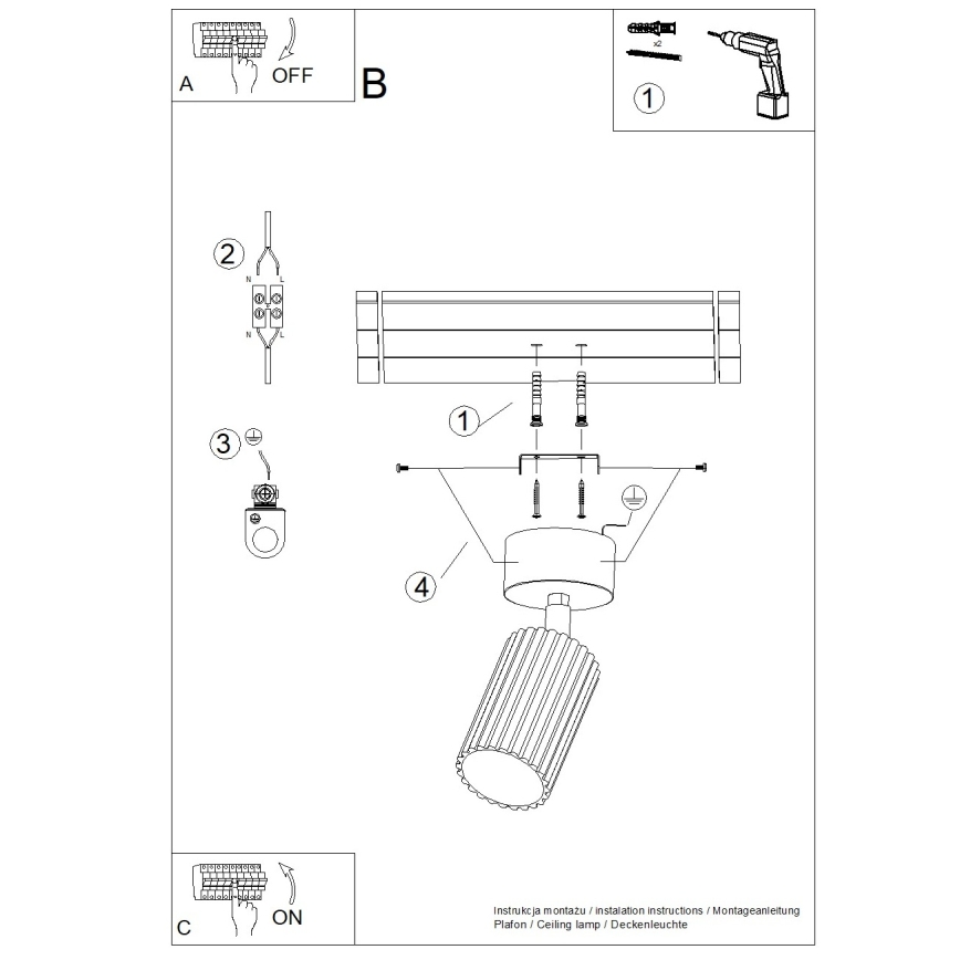 Brilagi - Spot LED CRESTO 1xGU10/10W/230V vert